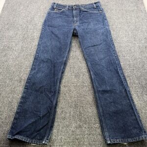 Vintage‎ 1970s Orange Tab Levis Jeans Men's Size 31x31 Blue Denim 575 Button